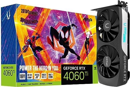 Zotac Gaming GeForce RTX 4060 Ti 16 GB AMP Spider-Man: Across the Spider-Verse Inspired Bundle von Zotac