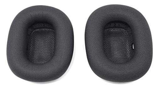 Zotech Ersatz-Ohrpolster aus Leder, Memory-Schaum und Magnet für AirPods Max Kopfhörer (schwarz) von Zotech