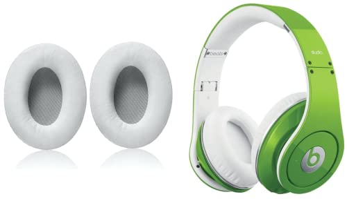 Zotech Weiße Ersatz-Ohrpolster für Beats Studio 1.0 Wired Studio (1. Generation) kabellose Over-Ear-Kopfhörer von Zotech