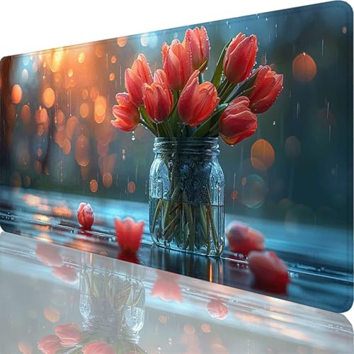Mauspad Rosa Mauspad XXL 900 x 400 x 3 mm XXL Mousepad Blume Mousepad Gaming Zubehör mit Vernähten Kanten Design, Waschbares Mouse Pad Wasserdicht und Langlebig für Maus Tastatur, Office Deko 83-Lt Mauspad Rosa Mauspad XXL 900 x 400 x 3 mm XXL Mousepad Blume Mousepad Gaming Zubehör mit Vernähten Kanten Design, Waschbares Mouse Pad Wasserdicht und Langlebig für Maus Tastatur, Office Deko 83-Lt von Zoulile