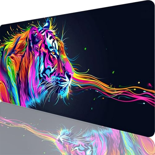 Mauspad Schwarz Mauspad XXL 1000x500x3 mm XXL Mousepad Tiger Mousepad Gaming Zubehör mit Vernähten Kanten Design, Waschbares Mouse Pad Wasserdicht und Langlebig für Maus Tastatur, Office Deko 48-0t Mauspad Schwarz Mauspad XXL 1000x500x3 mm XXL Mousepad Tiger Mousepad Gaming Zubehör mit Vernähten Kanten Design, Waschbares Mouse Pad Wasserdicht und Langlebig für Maus Tastatur, Office Deko 48-0t von Zoulile