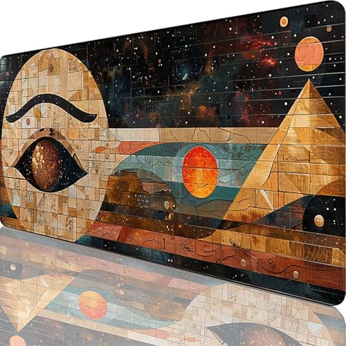Mauspad Schwarz Mauspad XXL 1600x800x3 mm XXL Mousepad Abstrakt Mousepad Gaming Zubehör mit Vernähten Kanten Design, Waschbares Mouse Pad Wasserdicht und Langlebig für Maus Tastatur, Office Deko 56-Vt Mauspad Schwarz Mauspad XXL 1600x800x3 mm XXL Mousepad Abstrakt Mousepad Gaming Zubehör mit Vernähten Kanten Design, Waschbares Mouse Pad Wasserdicht und Langlebig für Maus Tastatur, Office Deko 56-Vt von Zoulile