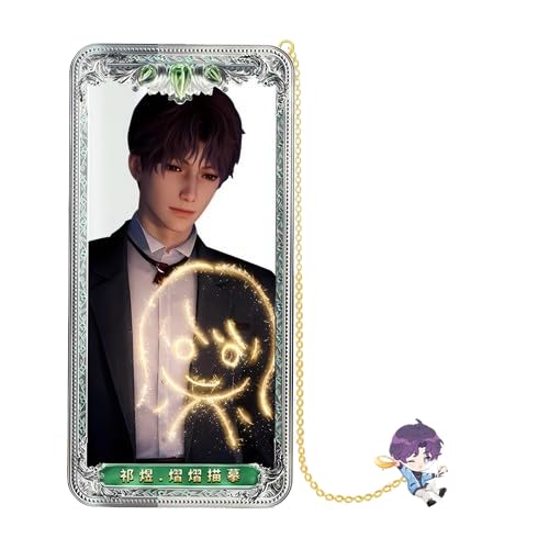 Rafayel StellarPortrait Love and Deepspace Lesezeichen – Messing-Charakter-Lesezeichen-Kollektion Zayne Xavier Rafayel Sylus mit 3D-Cosmic-Display – Merchandise für Fans – Zouven Rafayel StellarPortrait Love and Deepspace Lesezeichen – Messing-Charakter-Lesezeichen-Kollektion Zayne Xavier Rafayel Sylus mit 3D-Cosmic-Display – Merchandise für Fans – Zouven von Zouven