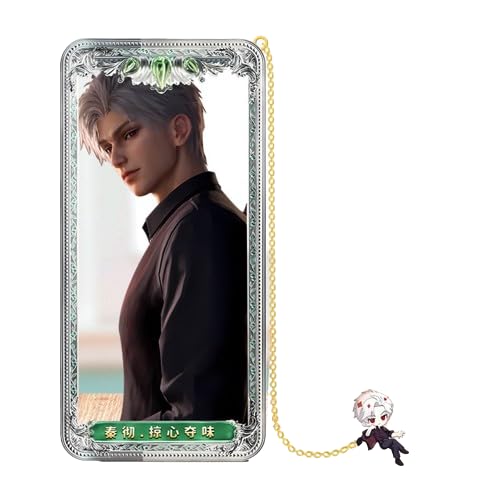 Sylus HeartThief Love and Deepspace Lesezeichen – Messing-Charakter-Lesezeichen-Kollektion Zayne Xavier Rafayel Sylus mit 3D-Cosmic-Display – Merchandise für Fans Zouven Sylus HeartThief Love and Deepspace Lesezeichen – Messing-Charakter-Lesezeichen-Kollektion Zayne Xavier Rafayel Sylus mit 3D-Cosmic-Display – Merchandise für Fans Zouven von Zouven