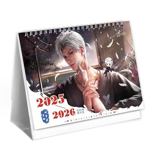 Sylus Love and Deepspace Kalender 2025-2026 Zwei-Jahres-Schreibtisch-Organizer – Anime-Charakter-Designs dickes glänzendes Papier – stilvolles Desktop-Geschenk für Fans Zouven Sylus Love and Deepspace Kalender 2025-2026 Zwei-Jahres-Schreibtisch-Organizer – Anime-Charakter-Designs dickes glänzendes Papier – stilvolles Desktop-Geschenk für Fans Zouven von Zouven