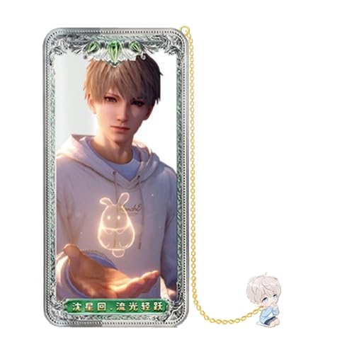Xavier FleetingGleam Love and Deepspace Lesezeichen – Messing-Charakter-Lesezeichen-Kollektion Zayne Xavier Rafayel Sylus mit 3D-Cosmic-Display – Merchandise für Fans Zouven Xavier FleetingGleam Love and Deepspace Lesezeichen – Messing-Charakter-Lesezeichen-Kollektion Zayne Xavier Rafayel Sylus mit 3D-Cosmic-Display – Merchandise für Fans Zouven von Zouven