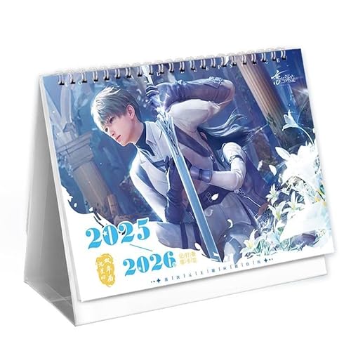 Xavier Love and Deepspace Kalender 2025-2026 Zwei-Jahres-Schreibtisch-Organizer – Anime-Charakter-Designs dickes glänzendes Papier – stilvolles Desktop-Geschenk für Fans Zouven Xavier Love and Deepspace Kalender 2025-2026 Zwei-Jahres-Schreibtisch-Organizer – Anime-Charakter-Designs dickes glänzendes Papier – stilvolles Desktop-Geschenk für Fans Zouven von Zouven