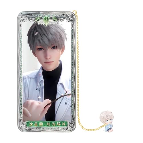Xavier TimeShard Love and Deepspace Lesezeichen – Messing-Charakter-Lesezeichen-Kollektion Zayne Xavier Rafayel Sylus mit 3D-Cosmic-Display – Merchandise für Fans – Zouven Xavier TimeShard Love and Deepspace Lesezeichen – Messing-Charakter-Lesezeichen-Kollektion Zayne Xavier Rafayel Sylus mit 3D-Cosmic-Display – Merchandise für Fans – Zouven von Zouven