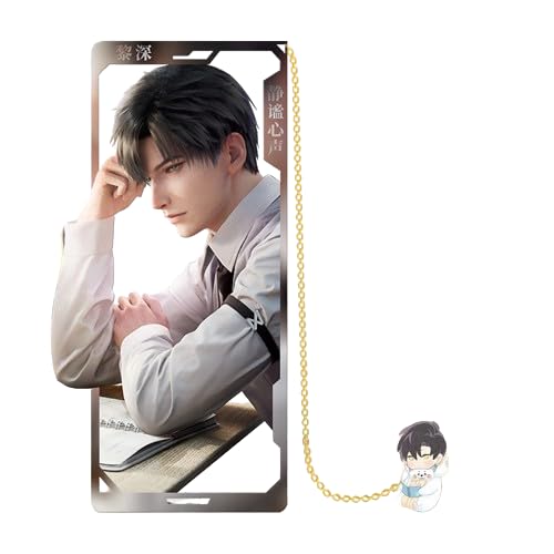 Zayne Lesezeichen "WhisperingHeart Love and Deepspace" – Messing-Charakter-Lesezeichen-Kollektion Zayne Xavier Rafayel Sylus mit 3D-Cosmic-Display – Merchandise für Fans Zouven Zayne Lesezeichen "WhisperingHeart Love and Deepspace" – Messing-Charakter-Lesezeichen-Kollektion Zayne Xavier Rafayel Sylus mit 3D-Cosmic-Display – Merchandise für Fans Zouven von Zouven