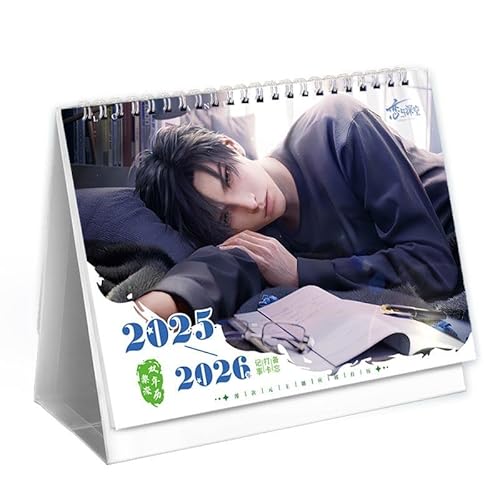 Zayne Love and Deepspace Kalender 2025-2026 Zwei-Jahres-Schreibtisch-Organizer – Anime-Charakter-Designs dickes glänzendes Papier – stilvolles Desktop-Geschenk für Fans Zouven Zayne Love and Deepspace Kalender 2025-2026 Zwei-Jahres-Schreibtisch-Organizer – Anime-Charakter-Designs dickes glänzendes Papier – stilvolles Desktop-Geschenk für Fans Zouven von Zouven