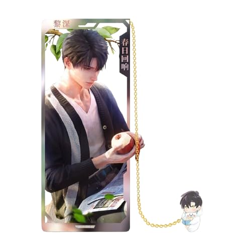 Zayne SpringEcho Love and Deepspace Lesezeichen – Messing-Charakter-Lesezeichen-Kollektion Zayne Xavier Rafayel Sylus mit 3D-Cosmic-Display – Merchandise für Fans Zouven Zayne SpringEcho Love and Deepspace Lesezeichen – Messing-Charakter-Lesezeichen-Kollektion Zayne Xavier Rafayel Sylus mit 3D-Cosmic-Display – Merchandise für Fans Zouven von Zouven