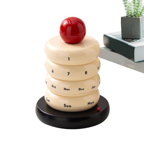 Drehbarer Kalender, -Schreibtischkalender, Heimschreibtischkalender, drehbarer Heimkalender, Schreibtischkalender, -Heimdekor-Kalender, Schreibtischkalender für Arbeitszimmer (13 x Drehbarer Kalender, -Schreibtischkalender, Heimschreibtischkalender, drehbarer Heimkalender, Schreibtischkalender, -Heimdekor-Kalender, Schreibtischkalender für Arbeitszimmer (13 x von Zqkimzi