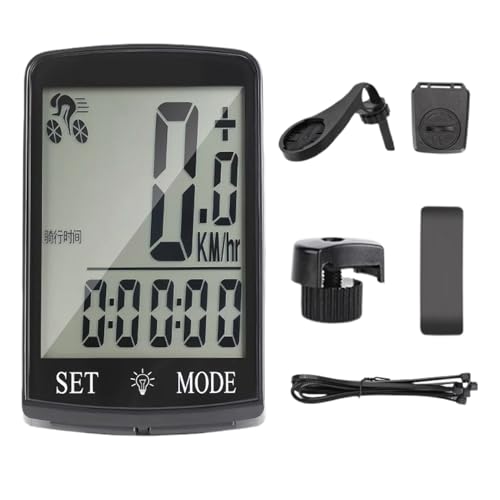 Fahrradcomputer Kabellos Radfahren Kilometerzähler Wasserdicht mit Faltbarer und Tragbarer Leuchtender Fahrradcomputer Mountainbikes Dirtbikes ATV Roller Motorräder 2.56.89 cm Fahrradcomputer Kabellos Radfahren Kilometerzähler Wasserdicht mit Faltbarer und Tragbarer Leuchtender Fahrradcomputer Mountainbikes Dirtbikes ATV Roller Motorräder 2.56.89 cm von Zqkimzi