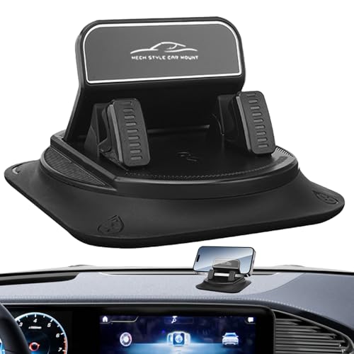 Zqkimzi Armaturenbrett-Handy-Ständer, Silikon-Autotelefonhalterung, rutschfest, unterstützt vertikale und horizontale Verwendung für Minivan, Wohnwagen, Limousine, Automobil-Organisation, 10,5 x 10,5 Zqkimzi Armaturenbrett-Handy-Ständer, Silikon-Autotelefonhalterung, rutschfest, unterstützt vertikale und horizontale Verwendung für Minivan, Wohnwagen, Limousine, Automobil-Organisation, 10,5 x 10,5 von Zqkimzi