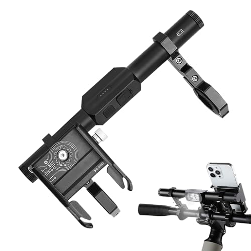 Zqkimzi Lenkerverlängerung, Fahrradlenkerverlängerung, wasserdicht, verstellbare Handyhalterklemme für Training, Radfahren und Outdoor-Aktivitäten, 23 x 10 cm, 400 Lumen Zqkimzi Lenkerverlängerung, Fahrradlenkerverlängerung, wasserdicht, verstellbare Handyhalterklemme für Training, Radfahren und Outdoor-Aktivitäten, 23 x 10 cm, 400 Lumen von Zqkimzi
