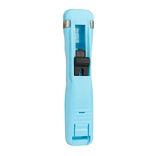 Klammerhefter Büroklammerspender Handheld Clam Clip Spender Push Büroklammern Büro Schulbedarf für Dokumente von Zqxnt