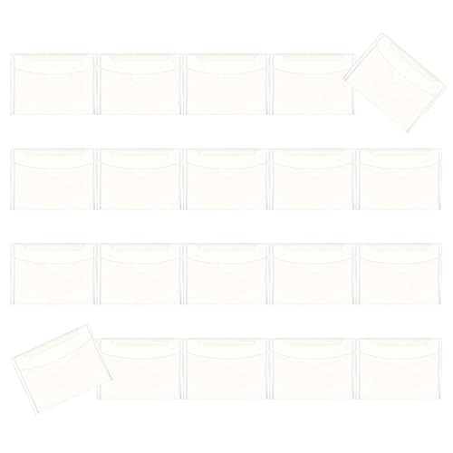 Transparente Dokumentenumschläge, Karten-Umschläge, 10,2 x 10,2 cm, 17,8 x 12,7 cm, 14,9 x 19,1 cm, 24,1 x 17,8 cm, wasserabweisend, 20 Stück Transparente Dokumentenumschläge, Karten-Umschläge, 10,2 x 10,2 cm, 17,8 x 12,7 cm, 14,9 x 19,1 cm, 24,1 x 17,8 cm, wasserabweisend, 20 Stück von Zqxnt