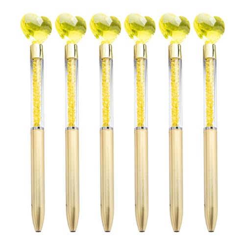 Zqxnt 6 x Kugelschreiber, 1,0 mm, Ölstift, herzförmiger Kugelschreiber, glattes Schreibwaren, Schreibwaren, Schule, Bürobedarf Zqxnt 6 x Kugelschreiber, 1,0 mm, Ölstift, herzförmiger Kugelschreiber, glattes Schreibwaren, Schreibwaren, Schule, Bürobedarf von Zqxnt