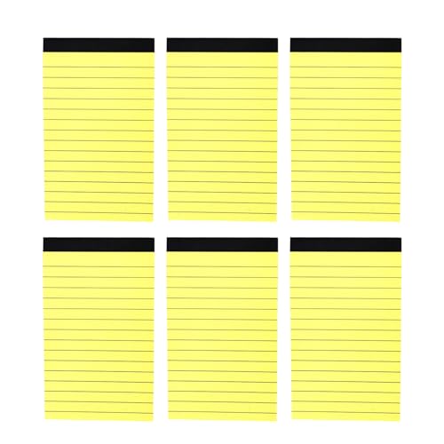 Zqxnt Kleine Notizblöcke, 7,6 x 12,7 cm, Notizblock, Taschennotizbuch für Einkaufsliste und Tagesplanung, 6 Stück Zqxnt Kleine Notizblöcke, 7,6 x 12,7 cm, Notizblock, Taschennotizbuch für Einkaufsliste und Tagesplanung, 6 Stück von Zqxnt