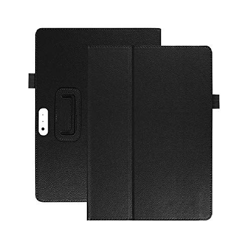 Zrengp Schutzhülle für Microsoft Surface 3 1645 1657 10,8 Zoll Tablet PC Smart Cover, Ultra Slim Folio Ständer mit Sleep/Wake Up Funktion Ledertasche für Surface3 10,8 Zoll (Li-Schwarz) von Zrengp