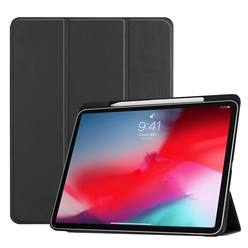 Zrengp Schutzhülle für Apple iPad Pro 11 1. Generation (Version 2018), ultra-Folio-Aufsteller, leicht, mit Sleep/Wake-Funktion, Lederschutzhülle mit Stylus-Schlitz für iPad Pro 11 Gen 1 A1979 A1980 von Zrengp