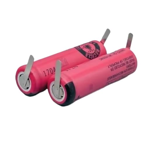 Elektrische Zahnbürste, 3,7 V, 740 MAh, Lithium-Ionen-Akku. Kompatibel Mit Braun Oral-B Pro 2 3766 IO4 IO5 IO6 IO7 IO9 IO8 3758 3759 Den Elektrischen Zahnbürsten(2pcs Solder Leg Battery) von Zrksgbvyct