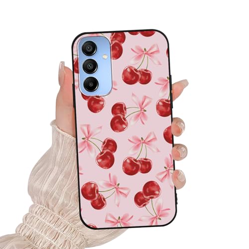 Zrutru Pink Cherry Handyhülle für Samsung Galaxy A15 5G, süßes Kirschmuster, Funda, stoßfest, vollständige Abdeckung, Handyhülle für Mädchen, Frauen, Jungen, Männer, für Samsung A15 5G 6,5 Zoll Zrutru Pink Cherry Handyhülle für Samsung Galaxy A15 5G, süßes Kirschmuster, Funda, stoßfest, vollständige Abdeckung, Handyhülle für Mädchen, Frauen, Jungen, Männer, für Samsung A15 5G 6,5 Zoll von Zrutru