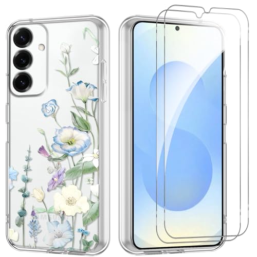 Zrutru Schutzhülle für Samsung Galaxy S24 Ultra, kompatibel mit Magsafe, stoßfest, weich, magnetisch, ästhetisches Blumenmuster für Mädchen und Damen, Blau / Orange Zrutru Schutzhülle für Samsung Galaxy S24 Ultra, kompatibel mit Magsafe, stoßfest, weich, magnetisch, ästhetisches Blumenmuster für Mädchen und Damen, Blau / Orange von Zrutru
