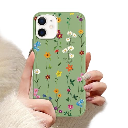 Zrutru Schutzhülle für iPhone 12 / 12 Pro, Motiv: Blumenmalerei, ästhetische Blume, Funda für Mädchen und Frauen, stilvolle TPU-Schutzhülle, trendige Schutzhülle für iPhone 12, 15,5 cm (6,1 Zoll) Zrutru Schutzhülle für iPhone 12 / 12 Pro, Motiv: Blumenmalerei, ästhetische Blume, Funda für Mädchen und Frauen, stilvolle TPU-Schutzhülle, trendige Schutzhülle für iPhone 12, 15,5 cm (6,1 Zoll) von Zrutru