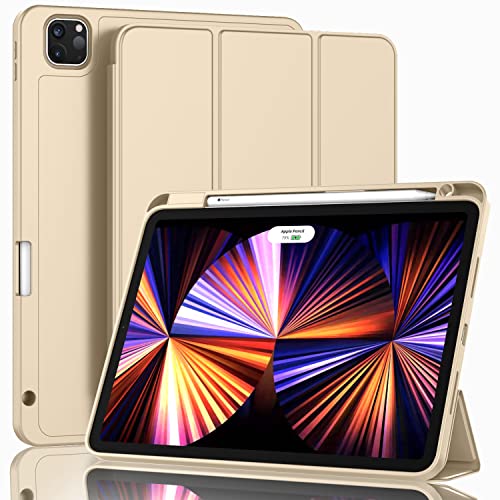 ZryXal iPad Pro 11 Zoll Hülle 2022 (4. Generation)2021 (3. Generation)2020 (2. Generation) mit Stifthalter, SmartiPadHülle [unterstützt TouchID und AutoWakeSleep] mit automatischer von ZryXal