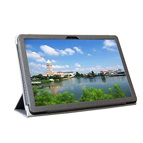 Tablet-Hülle für Teclast T30, PU-Leder-Klappständer-Flip-Case-Hülle für Teclast T30 (schwarz) von Zshion