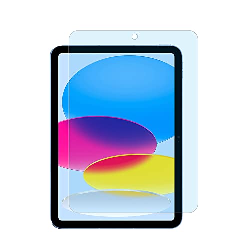 Zshion Displayschutzfolie – Blaulichtfilter kompatibel mit iPad 10. Generation (27,7 cm, 2022), 9H Härte gehärtetes Glas, Augenschutz Anti-Blaulicht Schutzfolie von Zshion