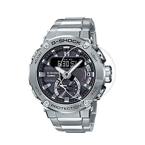 Zshion Displayschutzfolie für Casio GST-B200, 9H Härte, gehärtetes Glas, Displayschutzfolie für Casio GST-B200 mit Anti-Fingerabdruck, blasenfrei, kristallklar, 2 Stück von Zshion