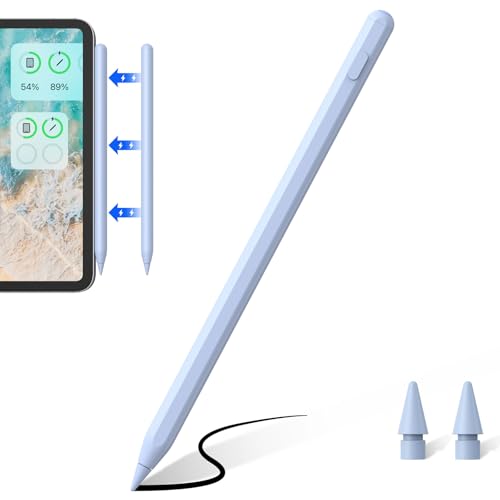 Stylus Stift für iPad，Stift für iPad Kompatibel mit iPad Pro (2018-2022) iPad Pro/iPad/iPad Mini/iPad Air Pencil für Apple iPad mit Palm Rejection Neigungserkennung（Blau） von Zspeed
