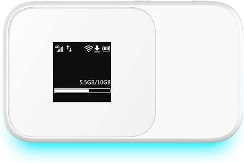 ZTE MF986D Mobiler 4G-WLAN-Hotspot 866MBit/s Weiß von Zte