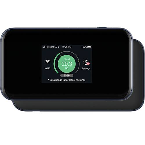 ZTE MU5001 HyperMobile 5G Mobiler 5G-WLAN-Hotspot Schwarz von Zte