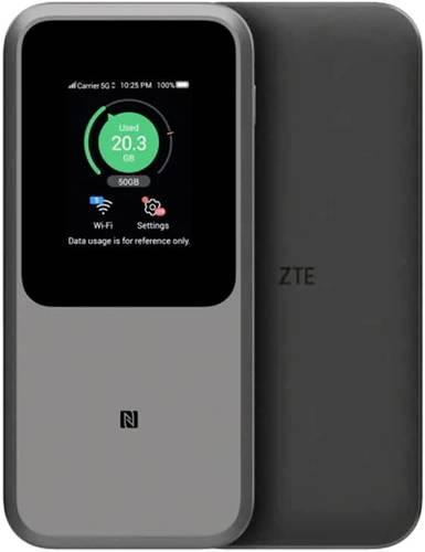 ZTE MU5120 Mobiler 5G-WLAN-Hotspot 3800MBit/s MIMO Grau von Zte