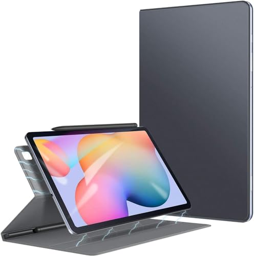 Ztotop Hülle für Samsung Galaxy Tab S6 Lite,Ultra dünn Magnetisches Abdeckung Schutzhülle mit Stifthalter,für Tab S6 Lite 10.4 Zoll 2022/2020,Grau von ZtotopCases