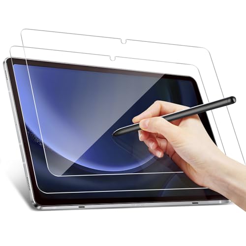 ZtotopCases 2 Stück Displayschutzfolie für Samsung Galaxy Tab S9 FE Plus 5G/S9 Plus 2023/ S8 Plus/ S7 FE/ S7 Plus 12,4 Zoll, Transparent Gehärtetes Glas, Schutzfolie für Galaxy Tablet S9 FE+/S9+/S8+ von ZtotopCases