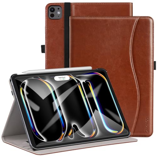 ZtotopCases Hülle für iPad Pro 13 Zoll 2024, Premium PU Leder Leichte Geschäfts Cover mit Automatisches Ruhen/Wecken für iPad Pro 13 Zoll 7.Generation Tablette,Braun ZtotopCases Hülle für iPad Pro 13 Zoll 2024, Premium PU Leder Leichte Geschäfts Cover mit Automatisches Ruhen/Wecken für iPad Pro 13 Zoll 7.Generation Tablette,Braun von ZtotopCases