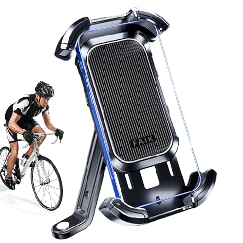 Zuasdvnk Motorrad-Handyhalterung, Anti-Vibration, Fahrrad-Handyhalterung, Lenkerklemme, Anti-Shake-Navigationshalterung für Auto, ATV von Zuasdvnk