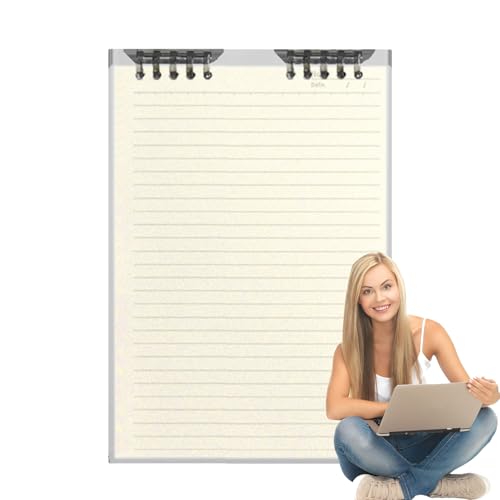 Zuasdvnk Tagebuch Notizbücher - Spiral-Notizblock Mit Ringbindung,60 Blatt Lose-Blatt-Papier Notizblock für Schule Universität Schüler Studenten Kinder Lehrer von Zuasdvnk
