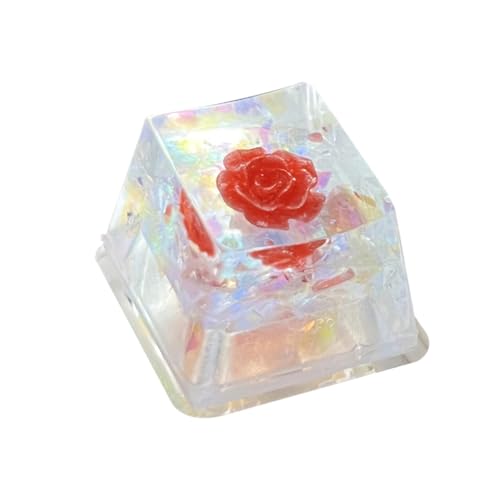 Zuasdvnk Tastatur-Tastenkappen aus Kunstharz, Backspace, Trockenblumen-Tastatur-Tastenkappe - Resin Trockenblumen Spiel Tastatur Schlüsselkappe, Ersatz, glänzt durch die durchscheinende Zuasdvnk Tastatur-Tastenkappen aus Kunstharz, Backspace, Trockenblumen-Tastatur-Tastenkappe - Resin Trockenblumen Spiel Tastatur Schlüsselkappe, Ersatz, glänzt durch die durchscheinende von Zuasdvnk