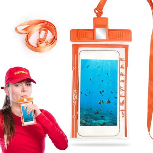 Zuasdvnk Wasserschutz für Mobiltelefone, wasserdichte Tasche für Mobiltelefone | Generische transparente Schwimm-Handyhülle - Handytasche für den Strand, wasserdichte Handytasche für Schlüssel, von Zuasdvnk