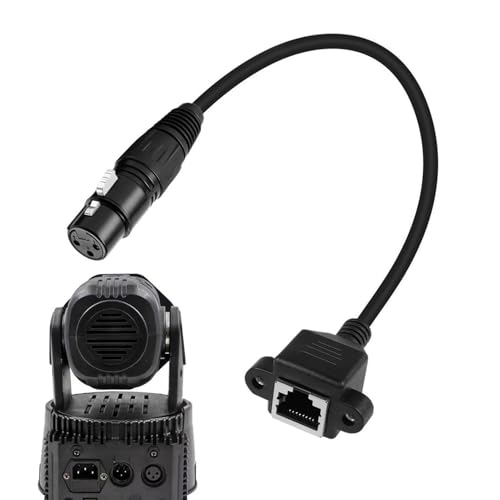 Zubehors RJ45 Network Cable, RJ45 Female Cable - Adapter Cable Female 3 Pin -Netzwerkanschluss,Ethernet Audio Connector Extension Controller Controller -Konverter -Zubehör für die Bühne von Zubehors