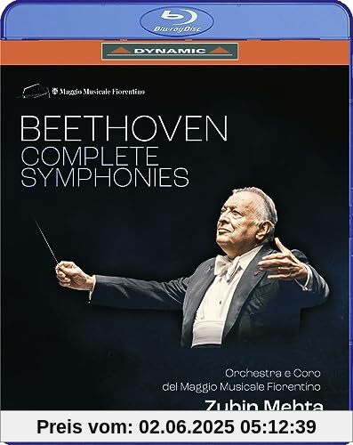 Beethoven Sämtliche Sinfonien [Blu-ray] von Zubin Mehta