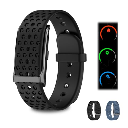 Multifunktionaler Fitness Tracker Armband,Fitness Tracker Ohne Display,Wasserdicht,Magnetisches Ladeverfahren Smartwatch,Pulsmesser Armband,127 Verschiedene Sportartenmodi(Farbe des Uhrenarmbands*2) von ZukQvrivelig