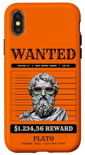 Platon mit Sonnenbrillen wollte alte Philosoph lustig Hülle für iPhone X/XS Platon mit Sonnenbrillen wollte alte Philosoph lustig Hülle für iPhone X/XS von Zukünftige Fusion Neo Classic Designs