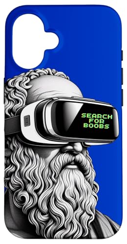 Sokrates Suche nach Brüsten moderne Kunst lustige Parodie Hülle für iPhone 16 Sokrates Suche nach Brüsten moderne Kunst lustige Parodie Hülle für iPhone 16 von Zukünftige Fusion Neo Classic Designs