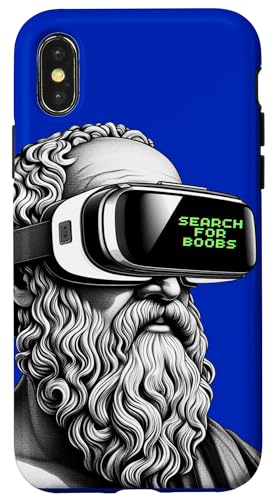Sokrates Suche nach Brüsten moderne Kunst lustige Parodie Hülle für iPhone X/XS Sokrates Suche nach Brüsten moderne Kunst lustige Parodie Hülle für iPhone X/XS von Zukünftige Fusion Neo Classic Designs